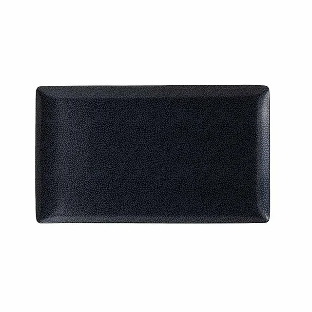 Artis Purity Pearls Dark plat rectangulaire sombre 34x20cm