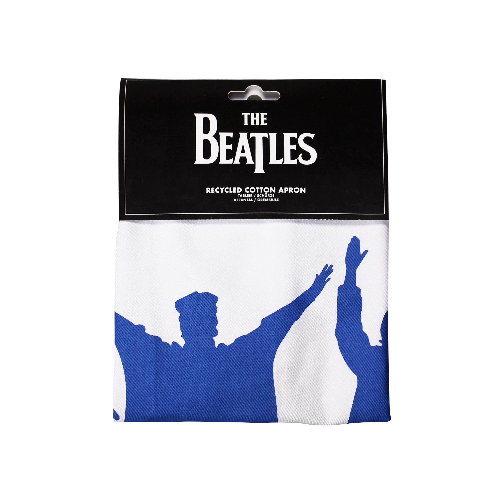HMB The Beatles Help! tablier coton recyclé blanc