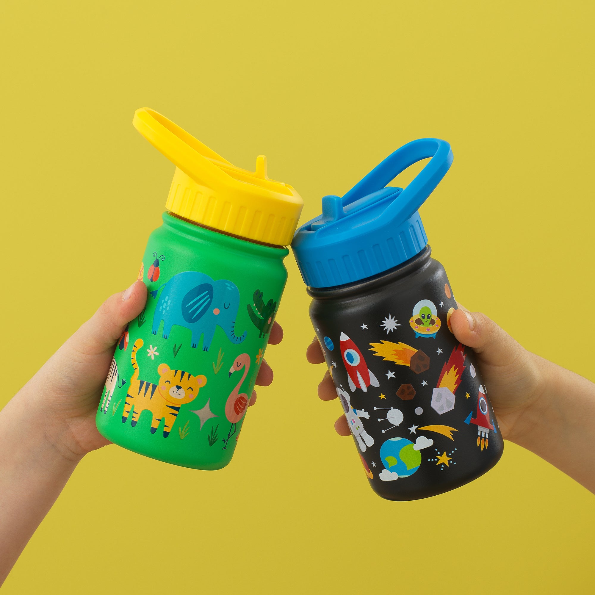 JoyJolt gourde enfant inox 35 cl paille isotherme