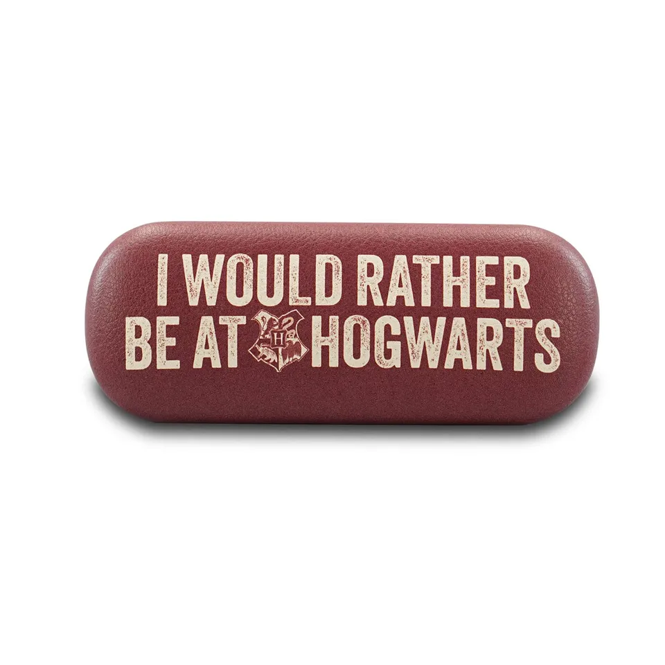 HMB Harry Potter I Would Rather étui lunettes rouge