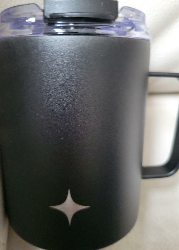 JoyJolt mug isotherme inox 38 cl poignée couvercle voyage