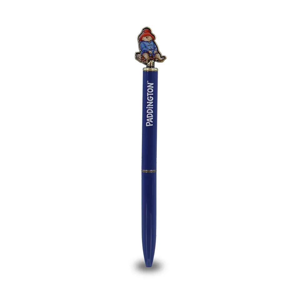 Paddington Bear stylo métal figurine 2D bleu