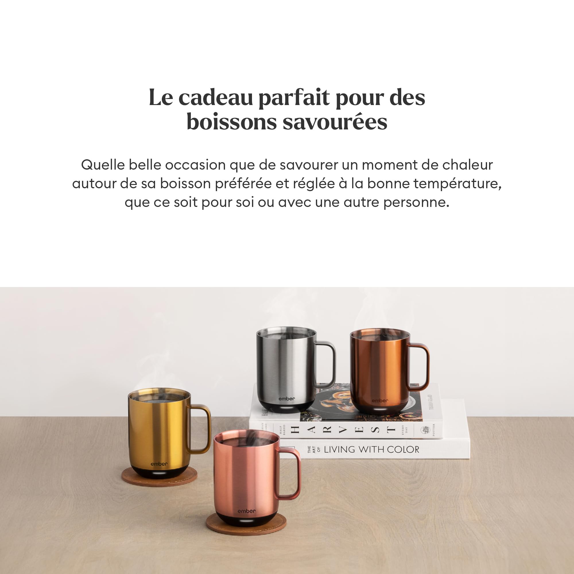 Ember Mug 2 Tasse connectée 29,5 cl cuivre chauffante