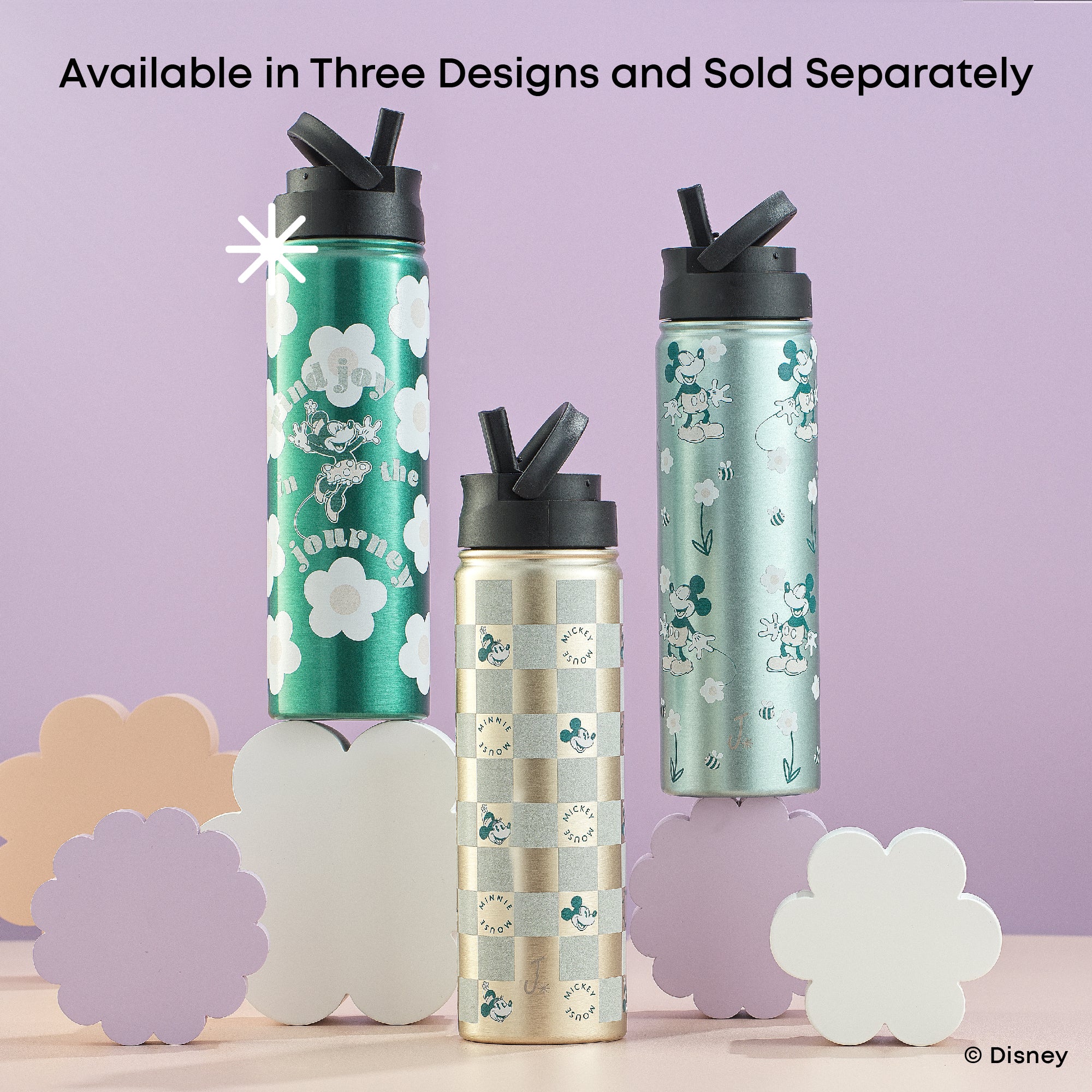 JoyJolt Disney Retro Vintage Minnie Mouse gourde inox 65 cl