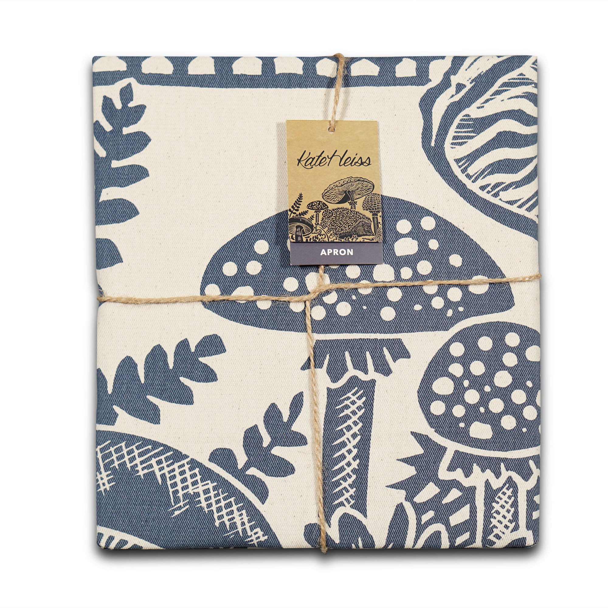 HMB Kate Heiss Woodland tablier coton recyclé marine