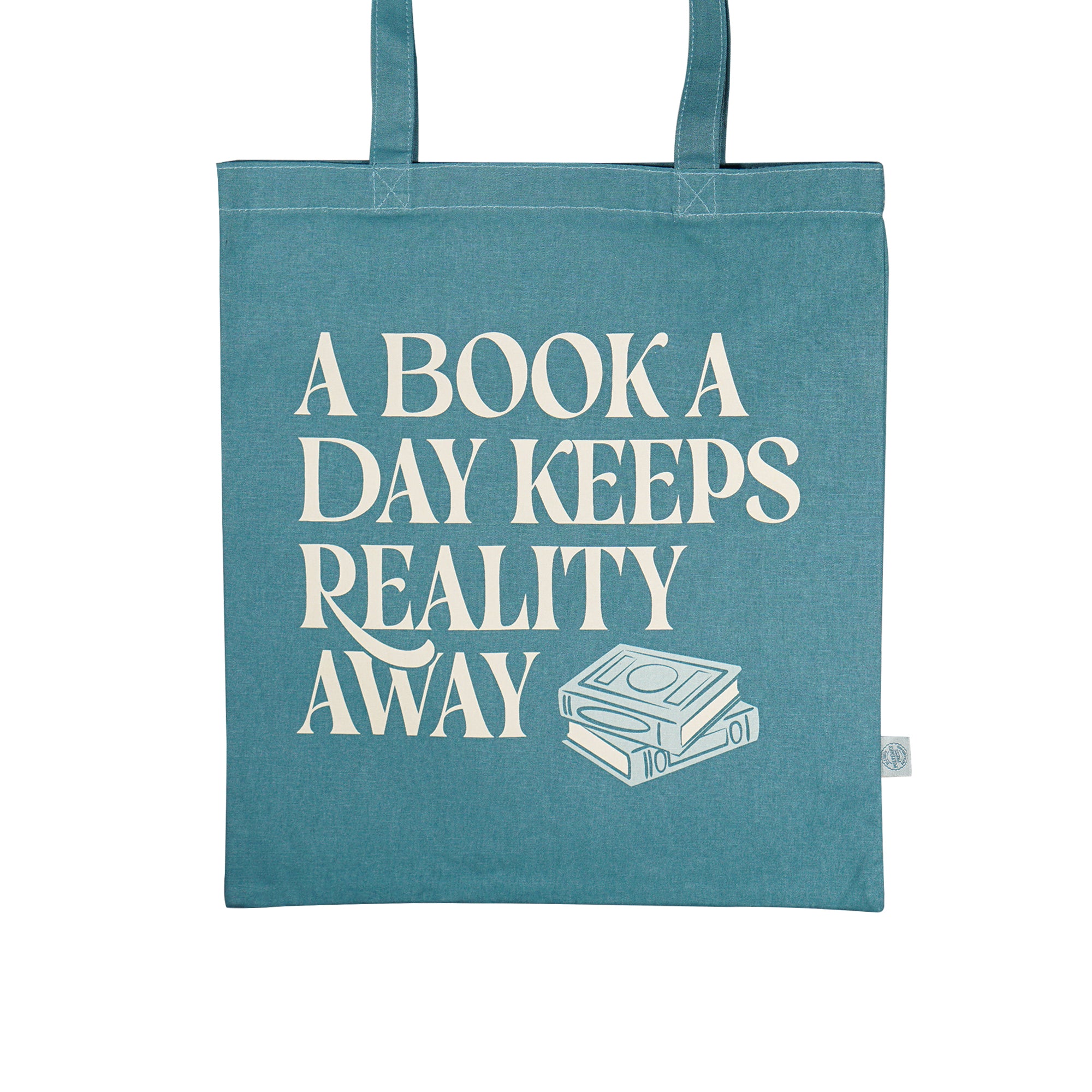 Pulteney Press A Book A Day shopper coton recyclé bleu