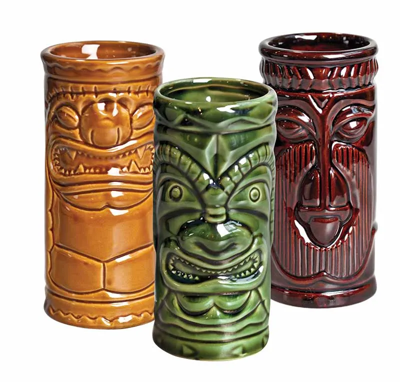 Artis Tiki Shot verre lot de 3 x 25 cl exotique