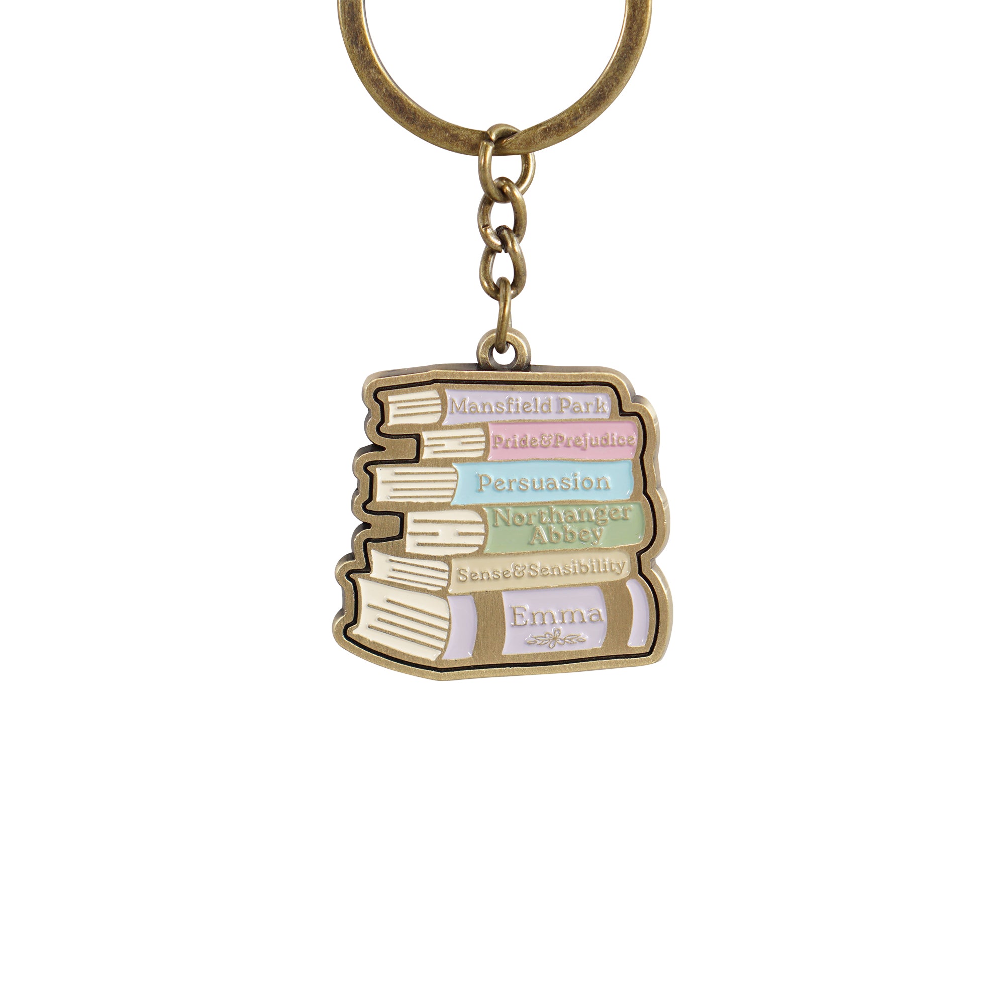 HMB Jane Austen Book Stack porte-clés métal