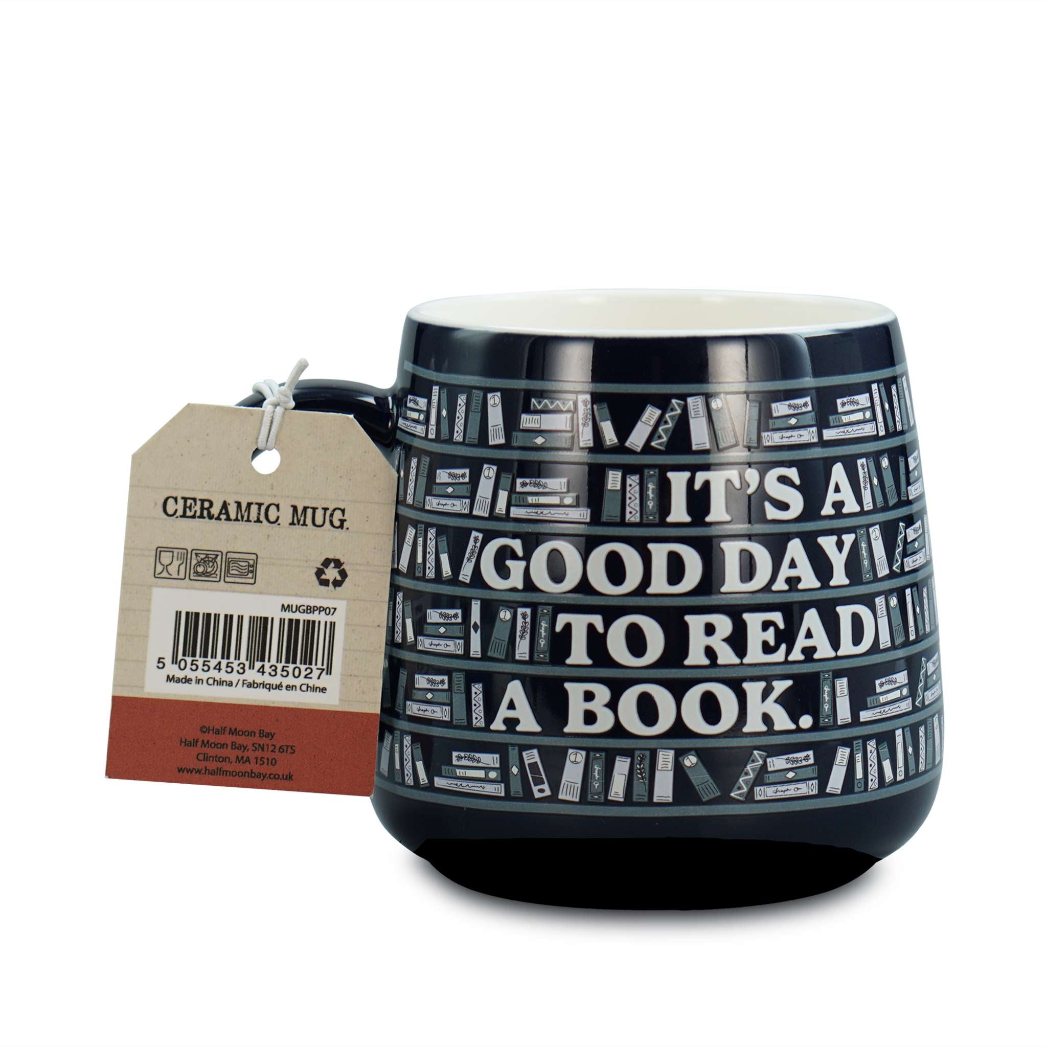 Pulteney Press Good Day To Read mug 37 cl bleu
