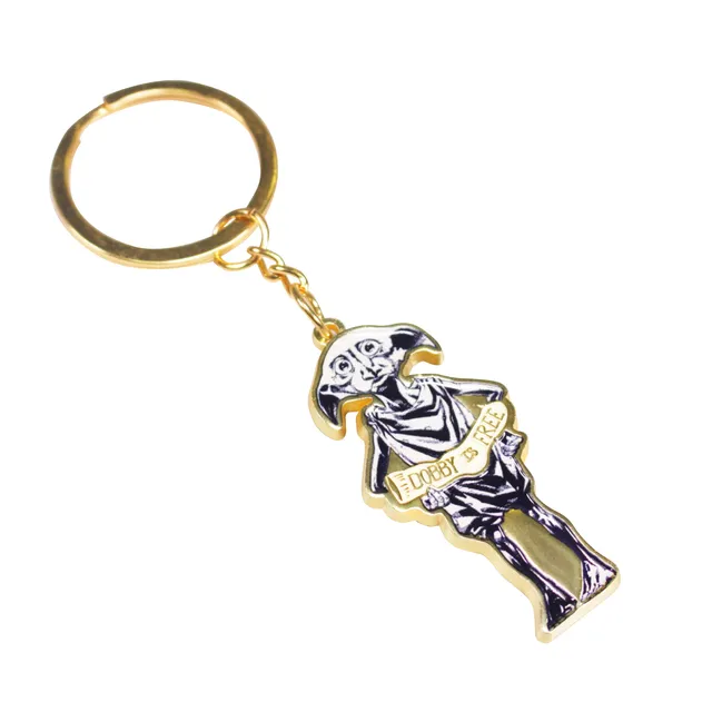 Harry Potter Dobby porte-clés métal blanc émail
