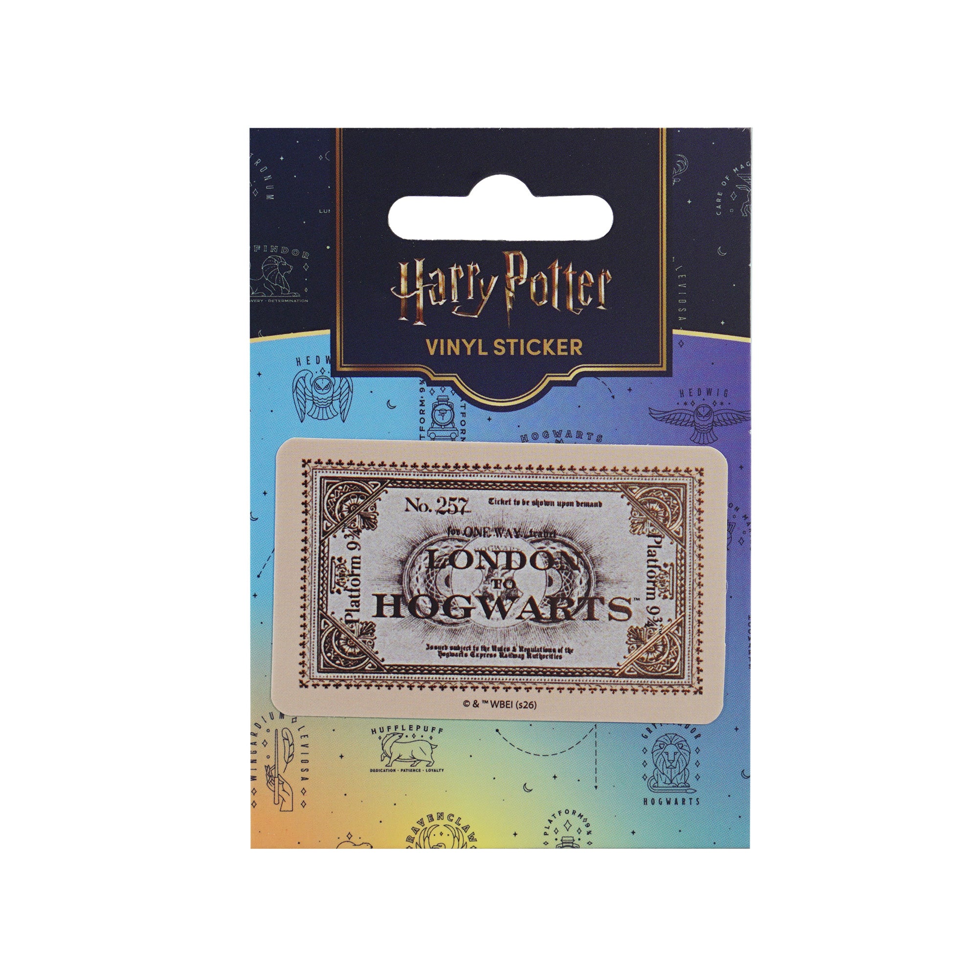 HMB Harry Potter London to Hogwarts sticker vinyle 7,5x10