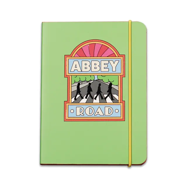 The Beatles Abbey Road carnet A6 souple vert