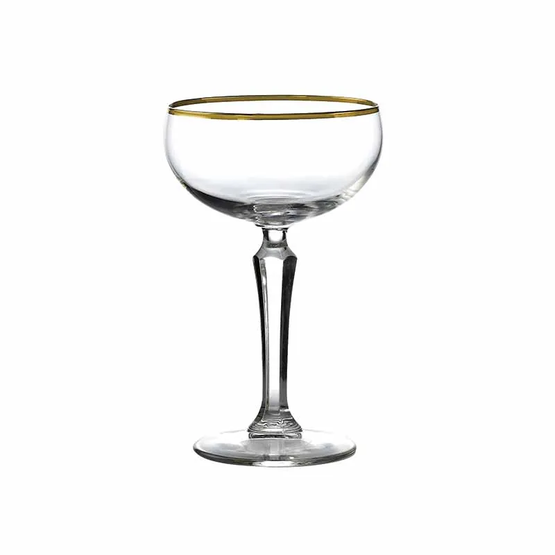 Artis Speakeasy Cocktail Champagne Gold Rim verre 23,5 cl