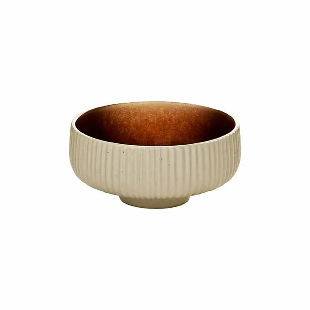 Artis Nara bol 12 cm marron relief
