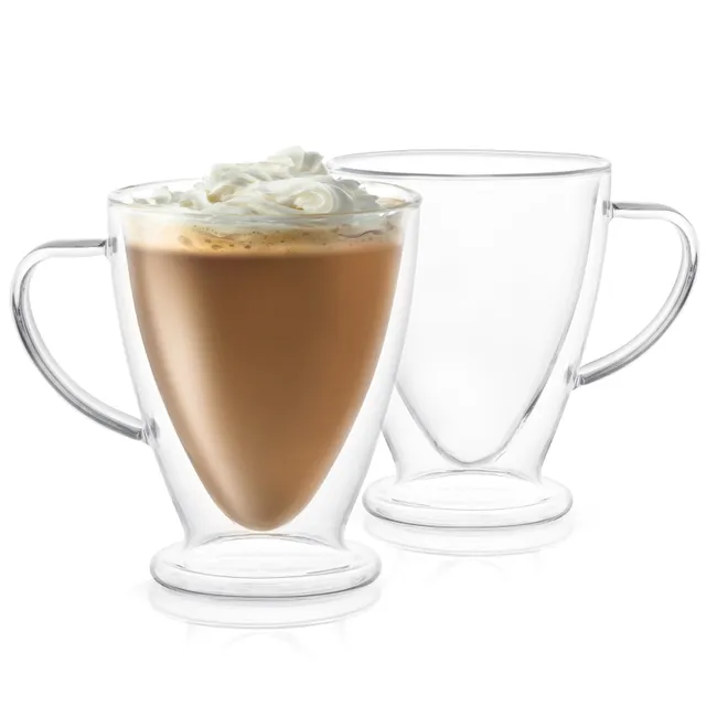 JoyJolt Declan verre double paroi 44 cl lot de 2 isolant