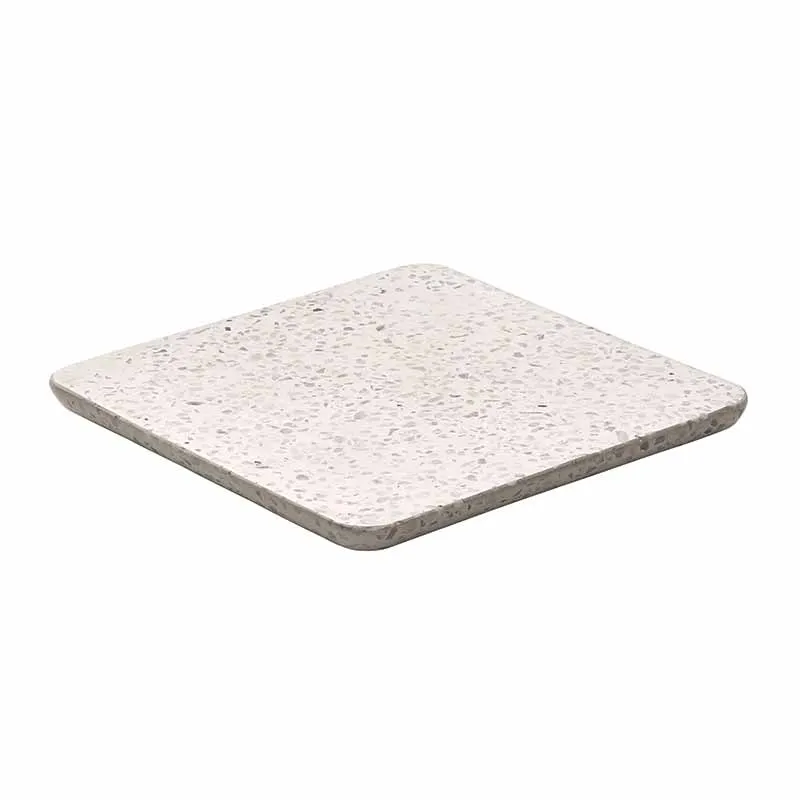 Artis Terrazzo Light assiette carrée 17,8cm