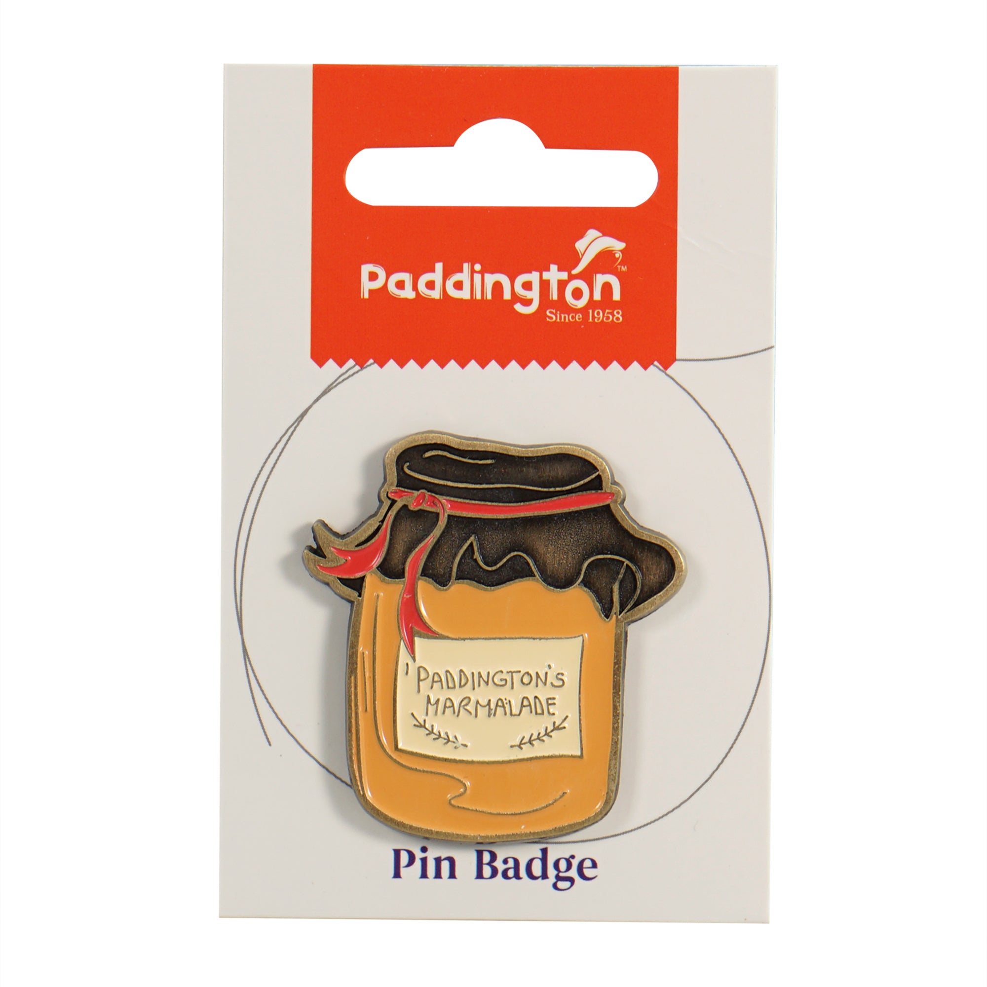 Paddington Marmalade pin's émail orange 3,8 cm