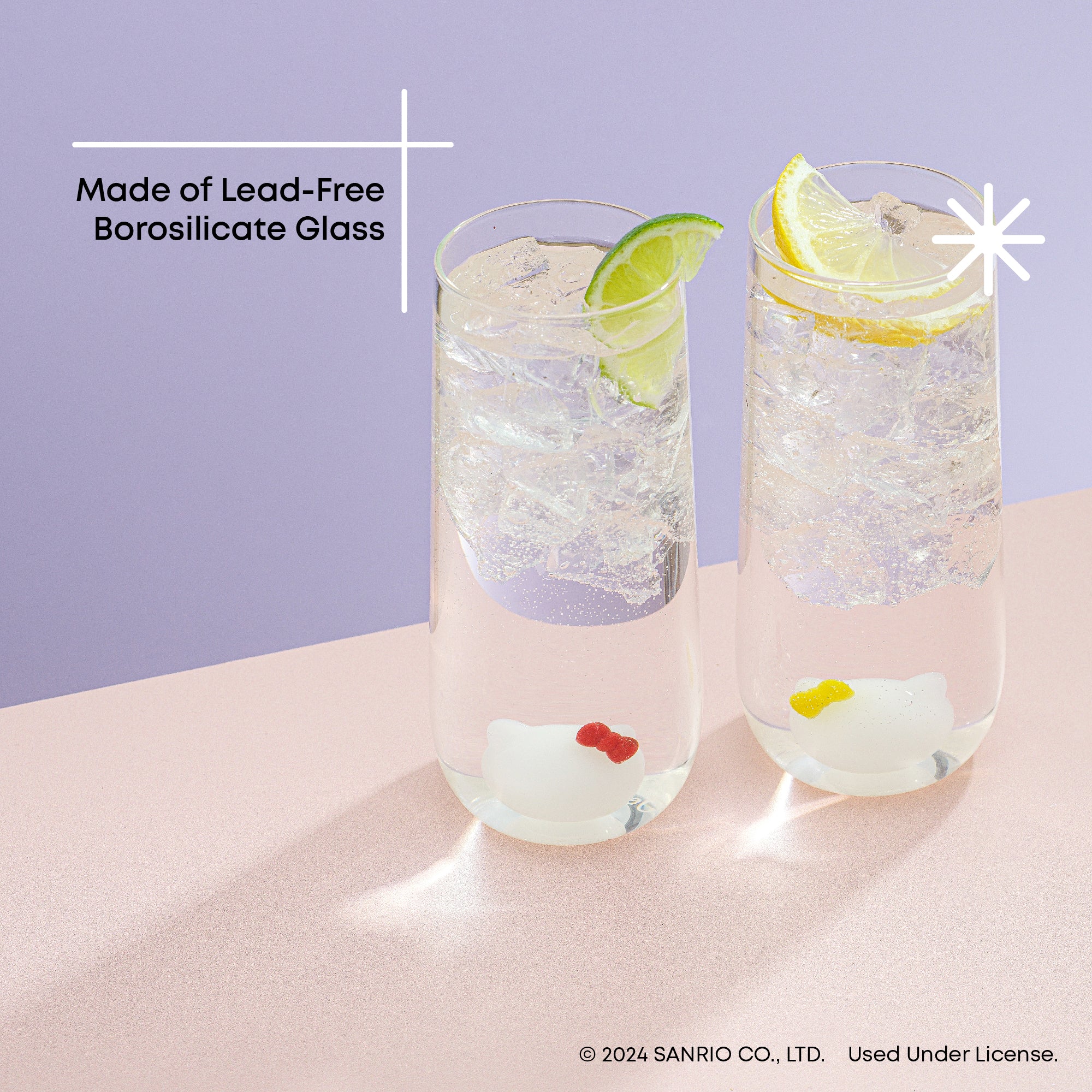 JoyJolt Hello Kitty Mimmy verre long drink 41 cl x2