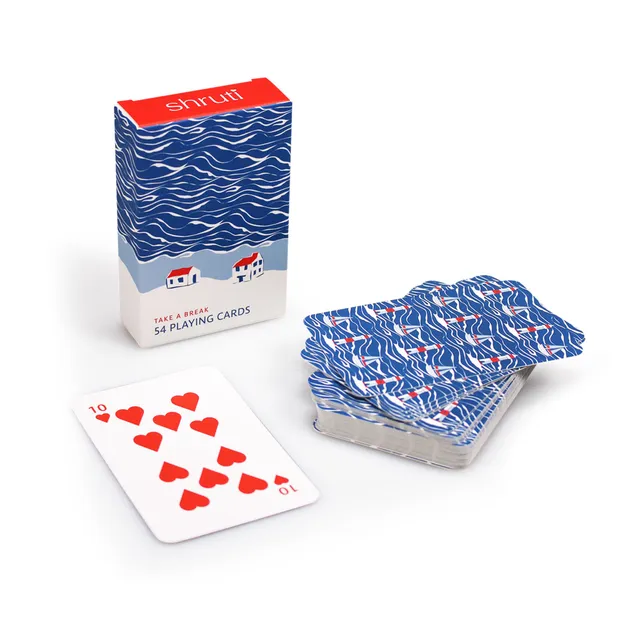 HMB Coastal jeu de cartes marin coffret bleu