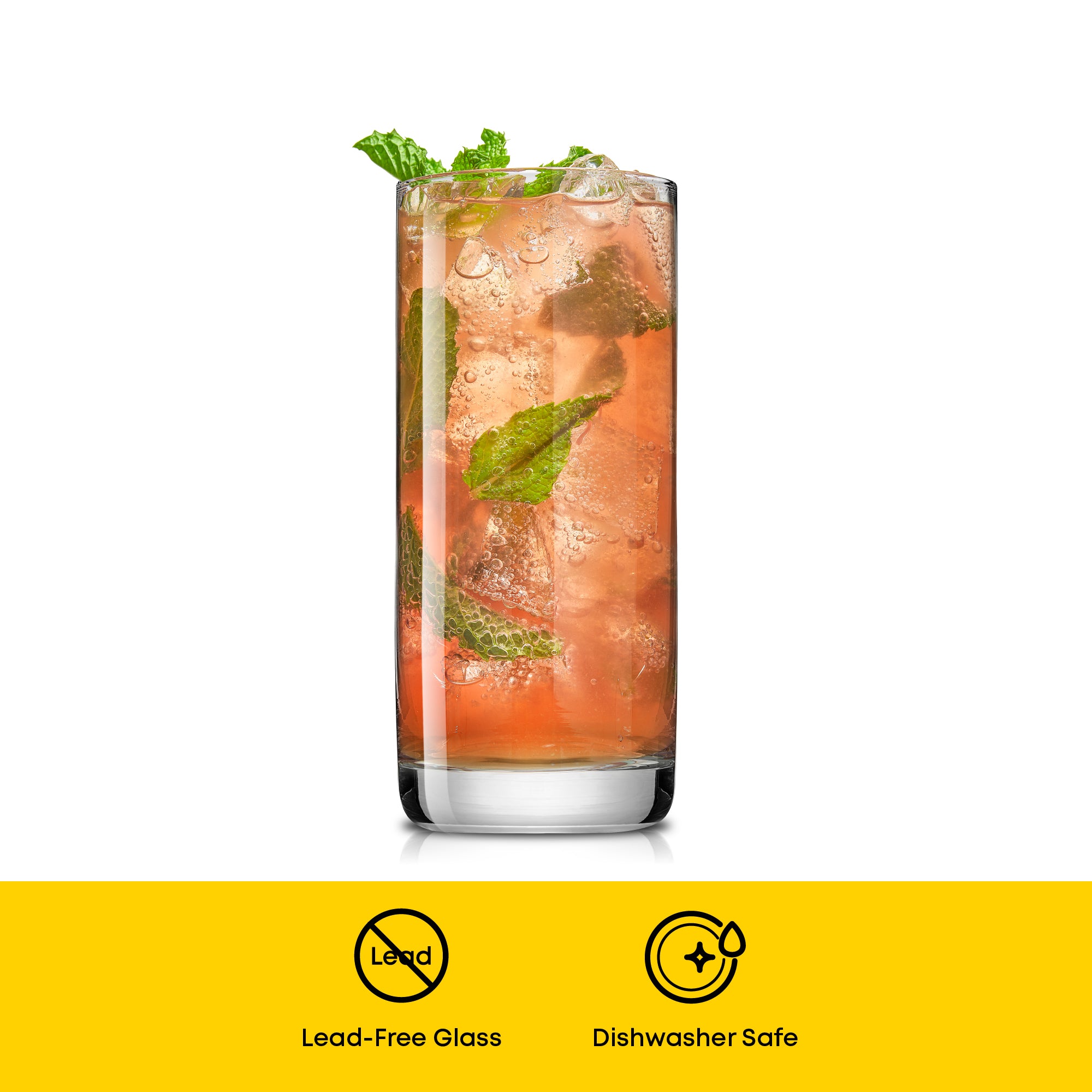 JoyJolt Faye Verre highball 38 cl lot 6 long drink