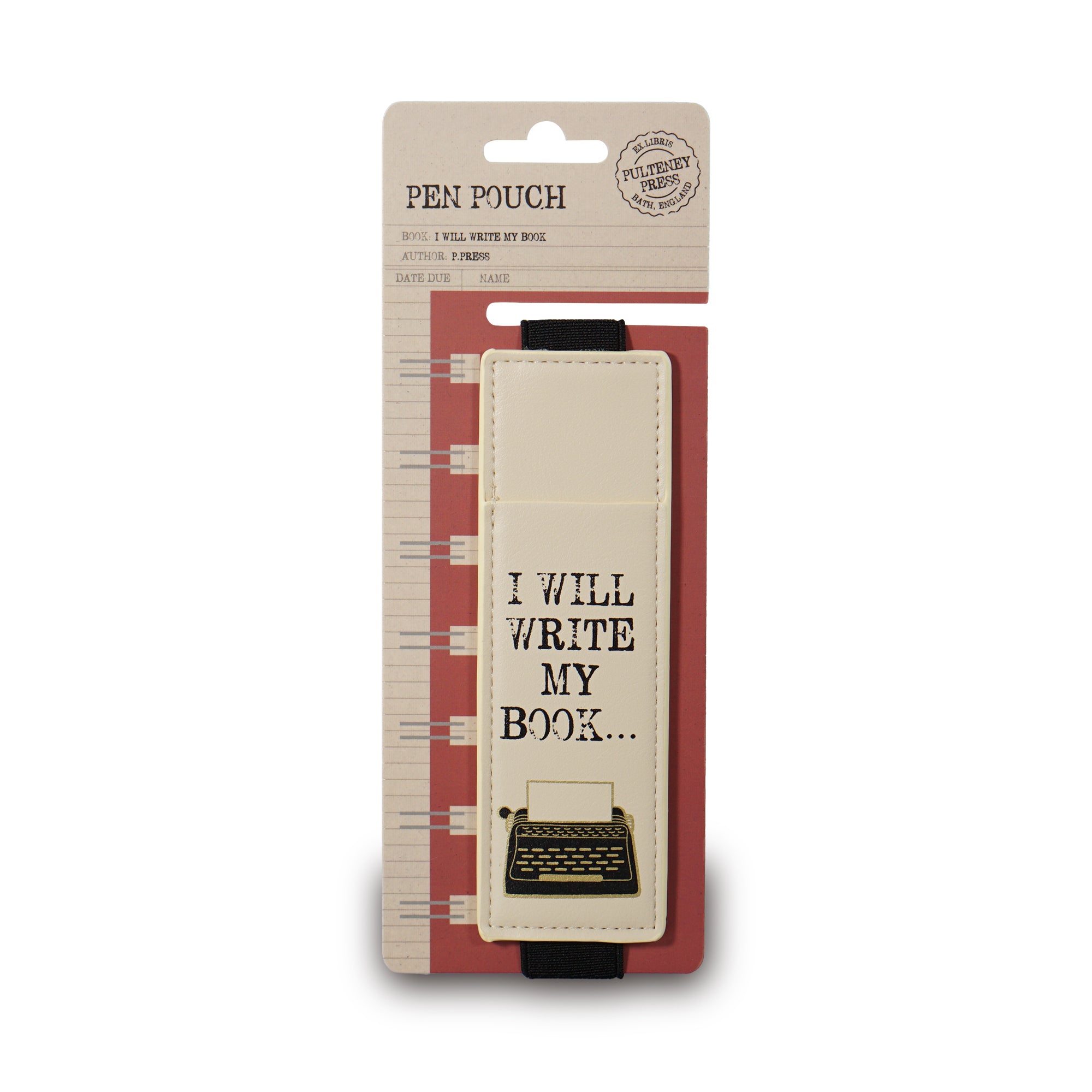 Pulteney Press pochette à stylos carnet crème