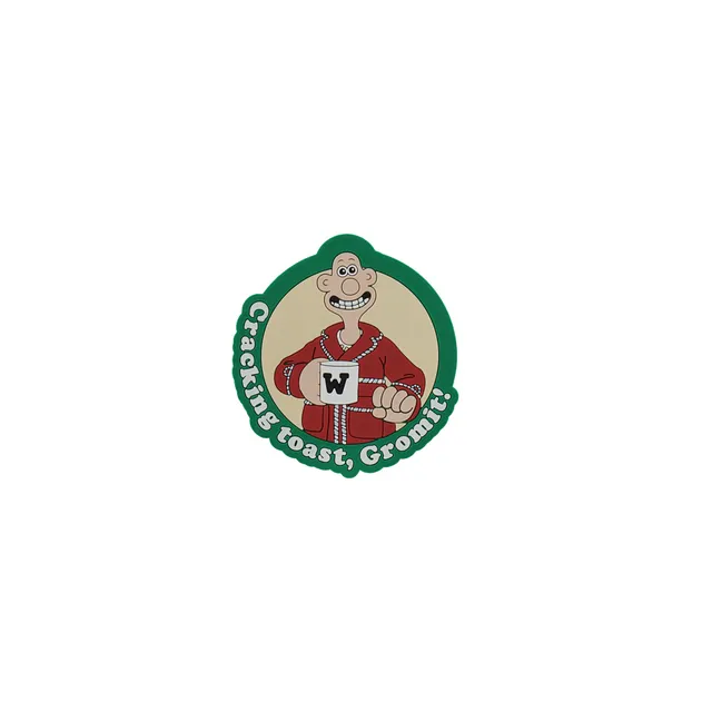 Wallace & Gromit magnet Wallace marron PVC