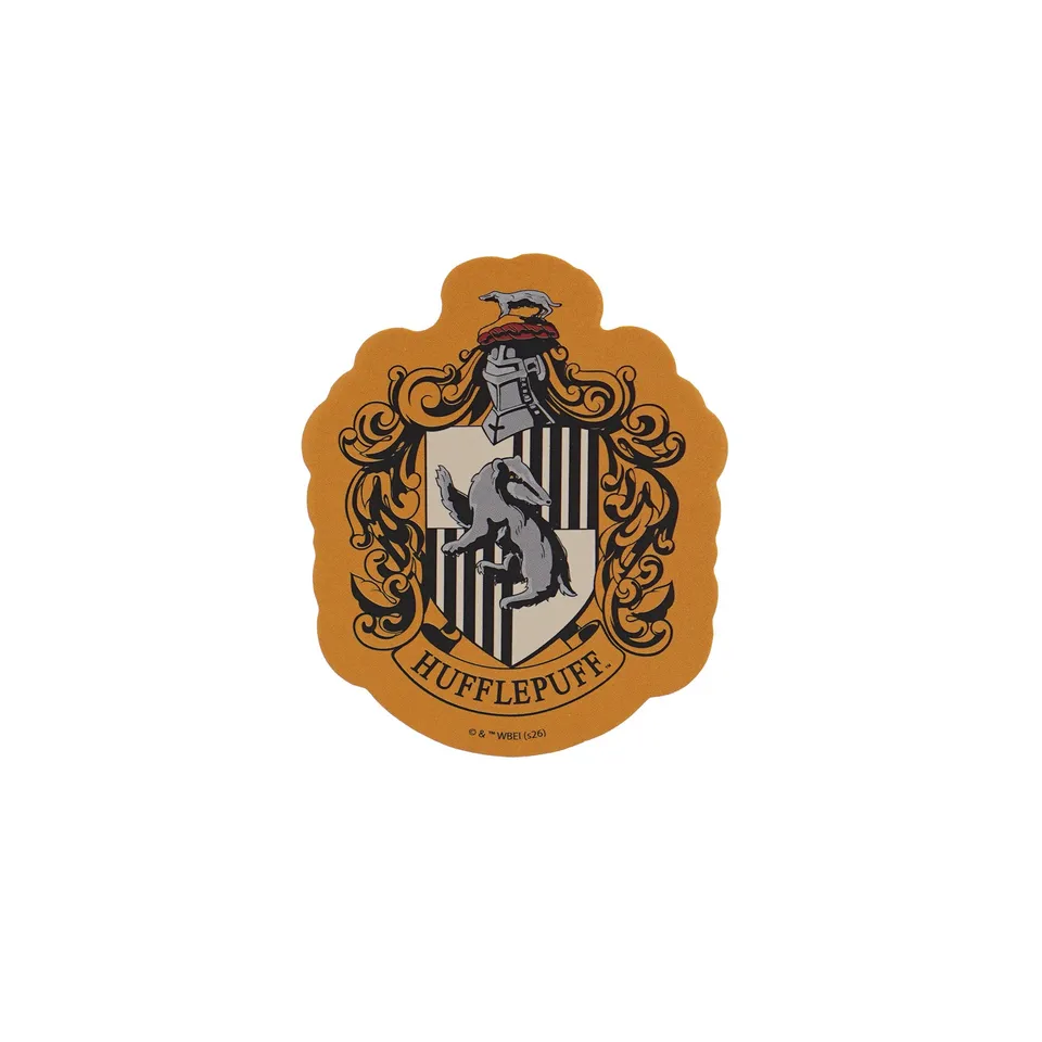 HMB Harry Potter sticker vinyle Hufflepuff jaune