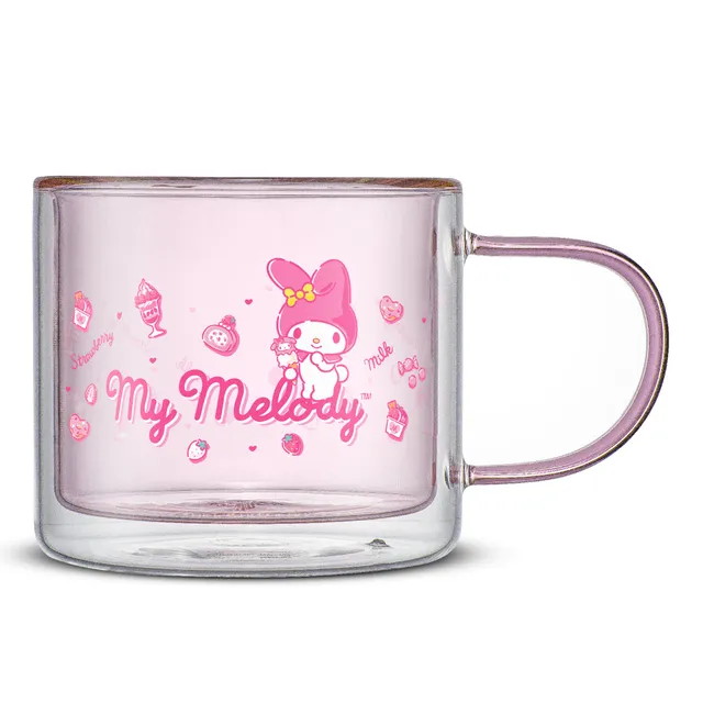 JoyJolt My Melody Mug Verre Double Paroi 40 cl