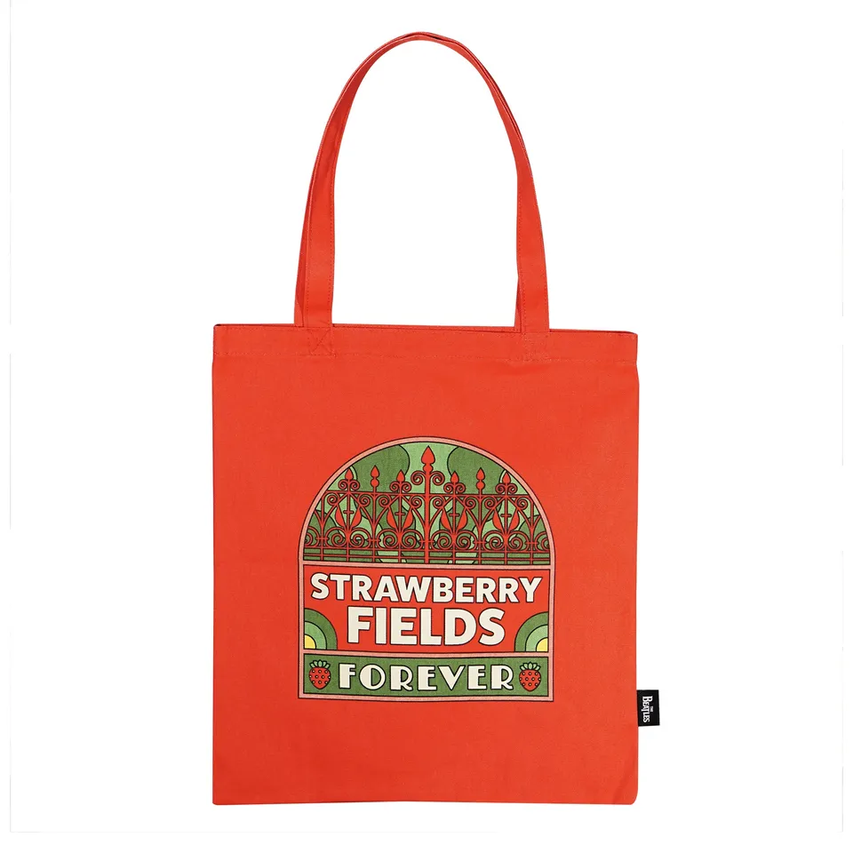 HMB Beatles Strawberry Fields SHPRBTS06 tote bag rouge