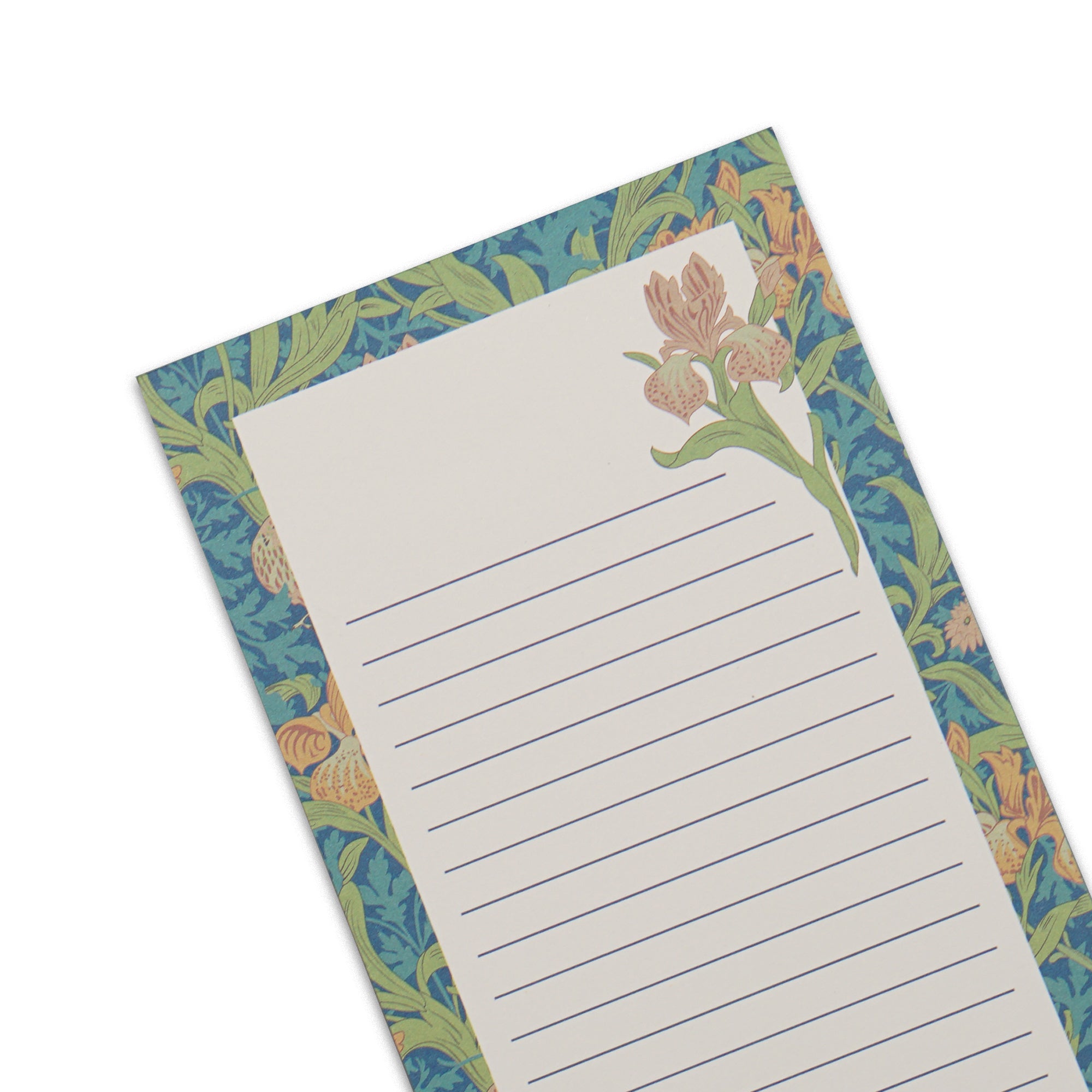 Arts & Crafts Society Iris bloc-notes magnétique vert