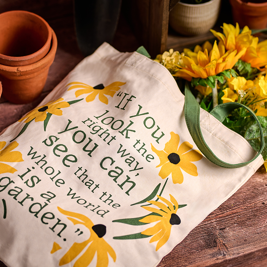 The Secret Garden shopper coton recyclé blanc