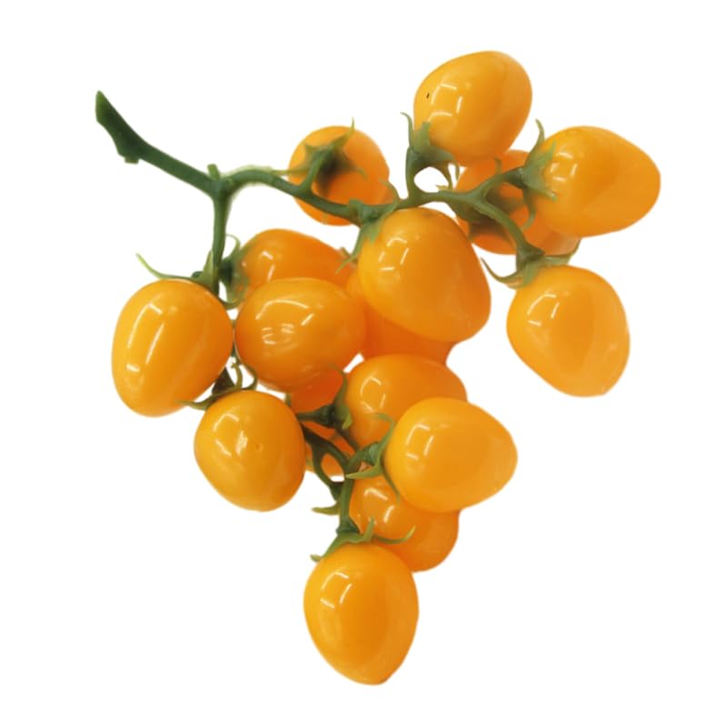 Alipis tomates cerises artificielles mousse jaunes
