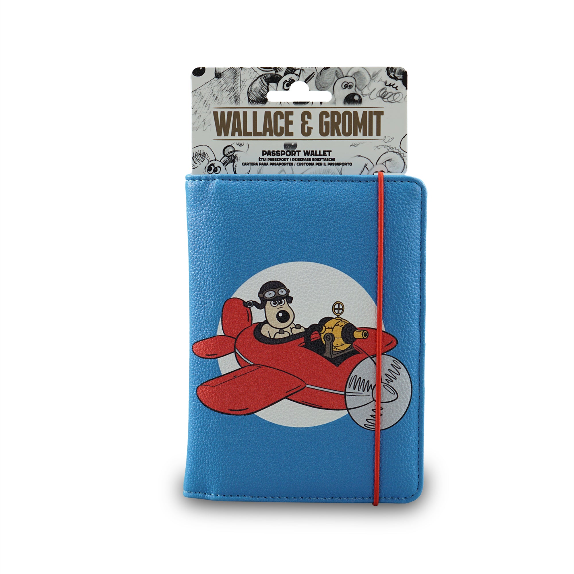 HMB Wallace & Gromit Gromit protège-passeport bleu