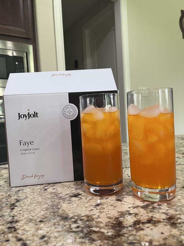 JoyJolt Faye Verre highball 38 cl lot 6 long drink