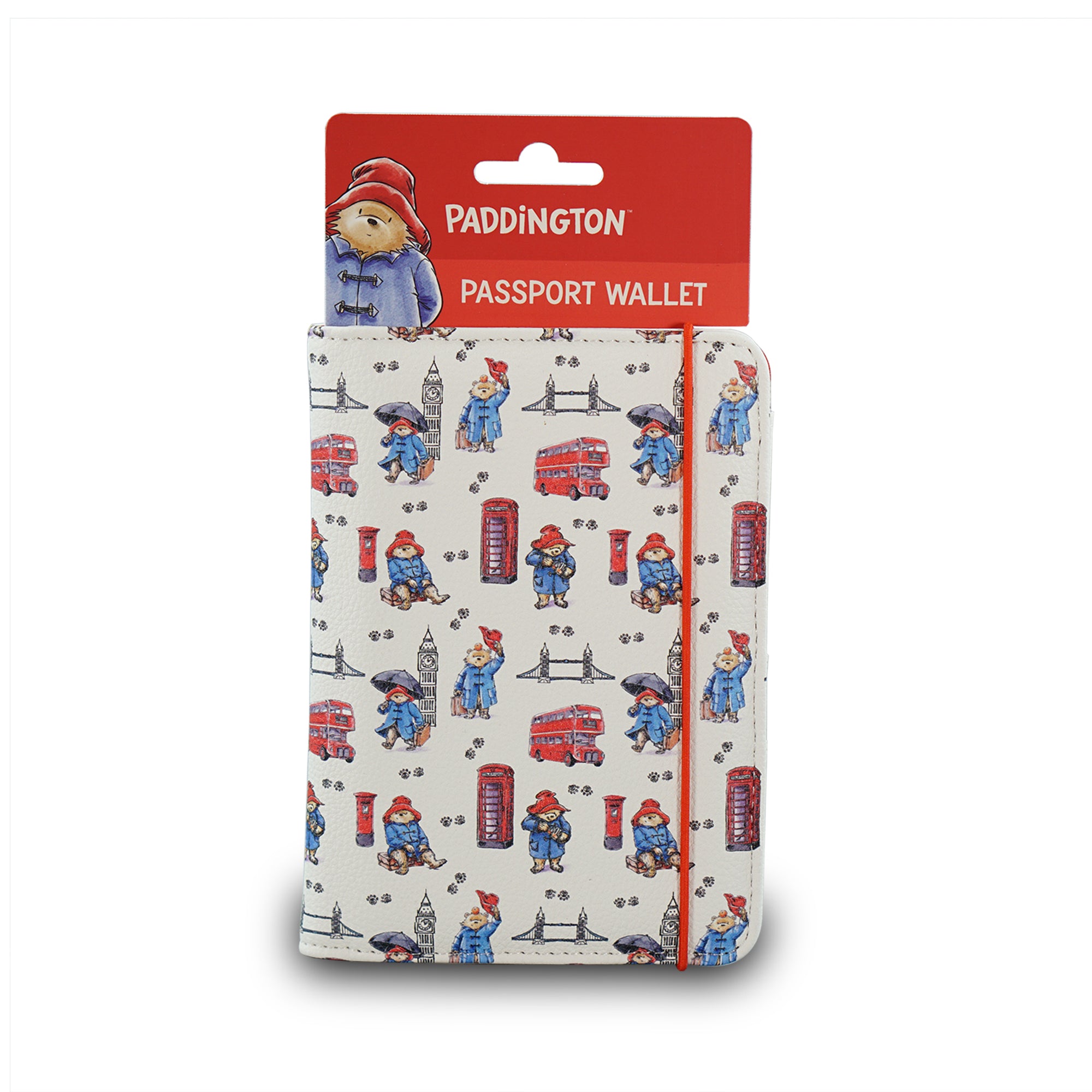 Paddington London portefeuille passeport blanc 15 cm