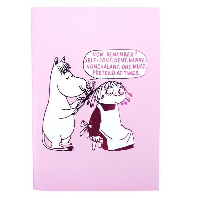 Moomin Carnet cousu A6 Snorkmaiden rose 96 feuilles