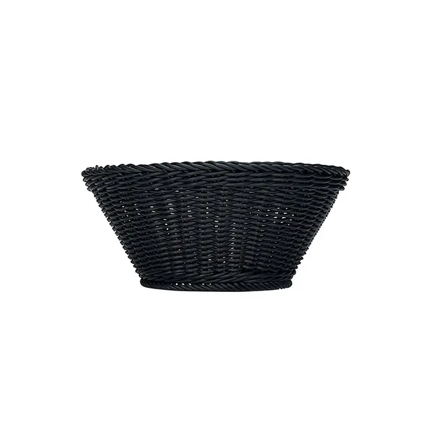 Artis Emotion corbeille ronde noire plastique