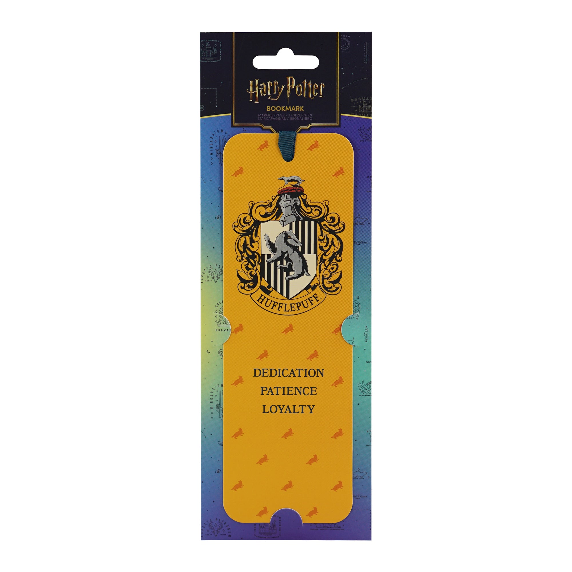 HMB Harry Potter Hufflepuff marque-page papier jaune