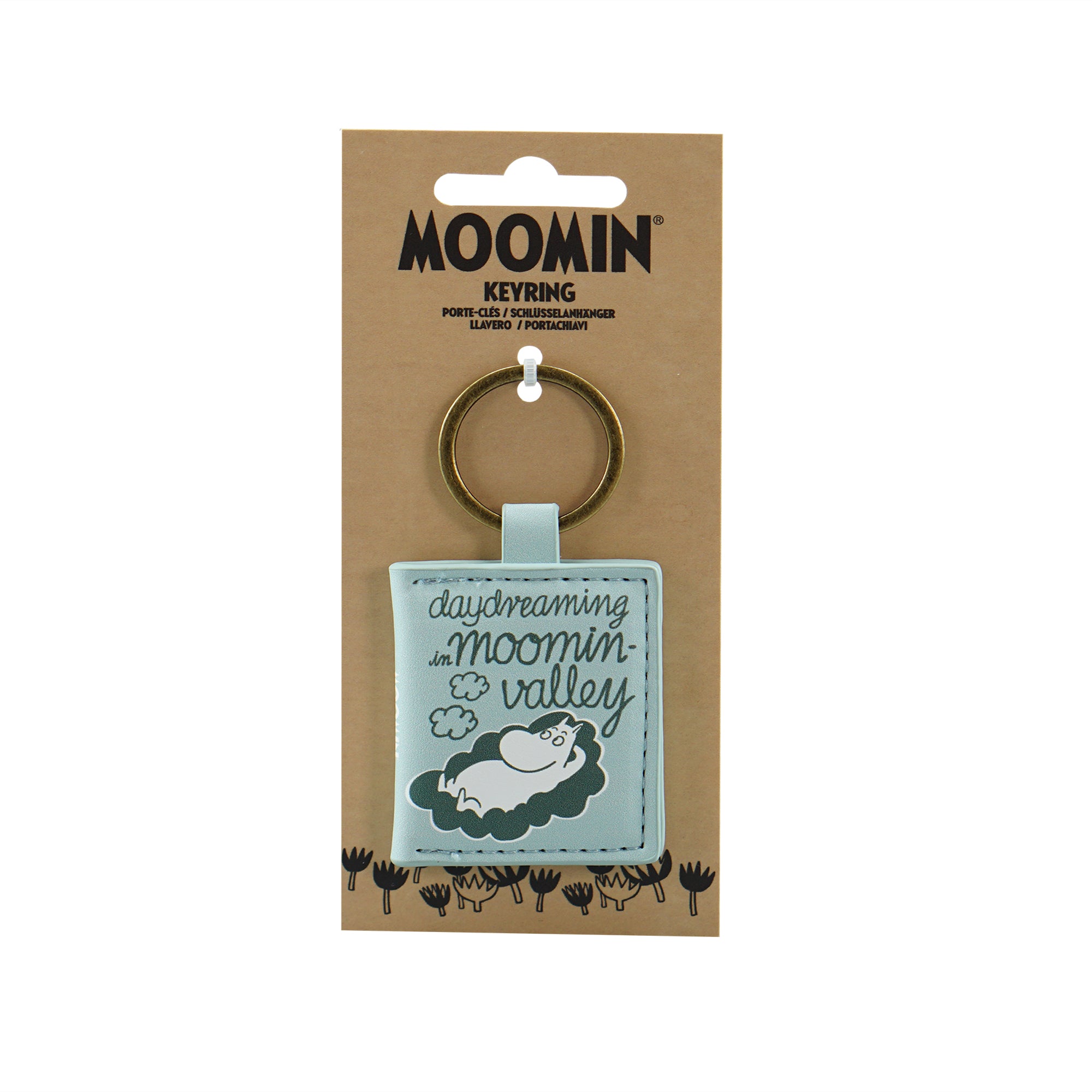HMB Moomin Daydreaming porte-clés bleu PU