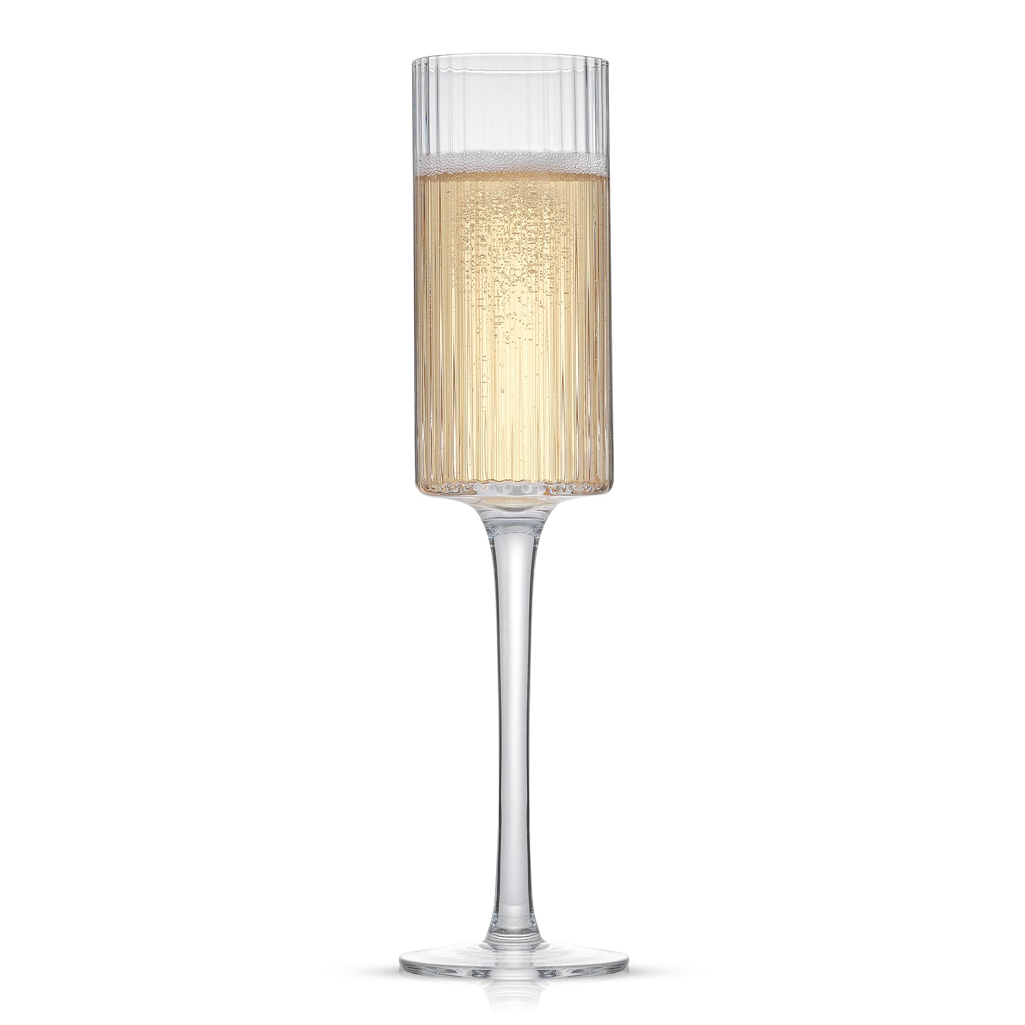 JoyJolt Elle Fluted Cylinder flûte à champagne 17cl lot 2