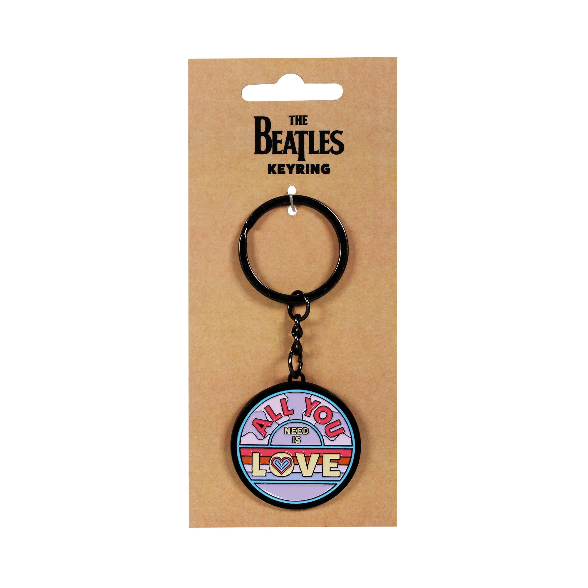 HMB Beatles All You Need is Love porte-clés métal violet