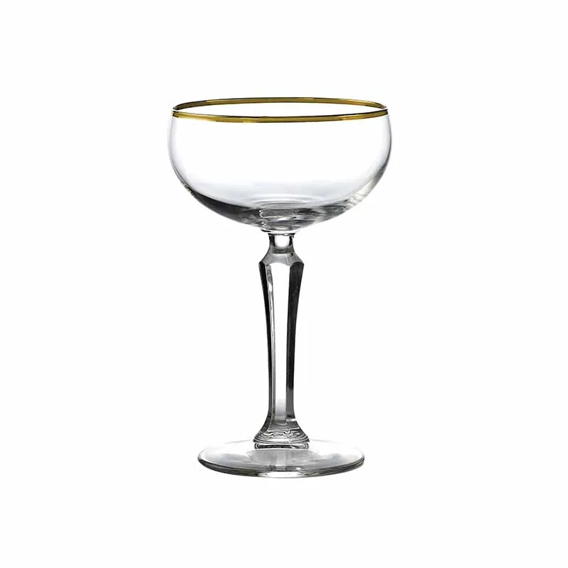 Artis SPKSY coupe champagne liseré or 23,5 cl