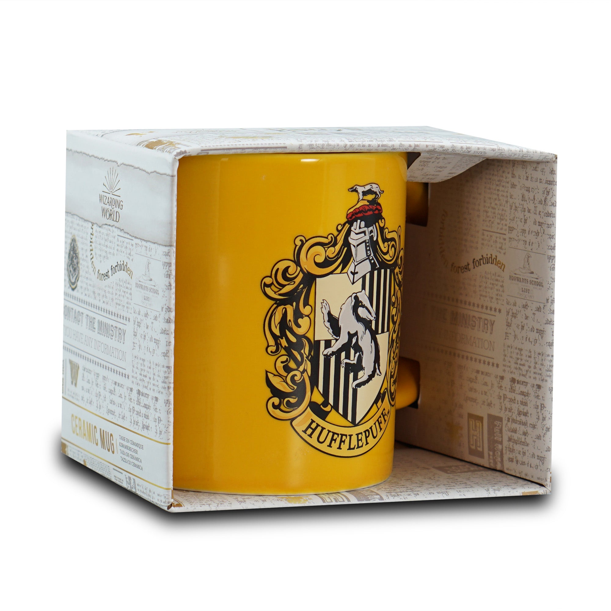 HMB Harry Potter Poufsouffle mug céramique 40 cl coffret