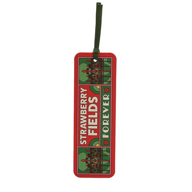The Beatles Strawberry Fields marque-page papier rouge