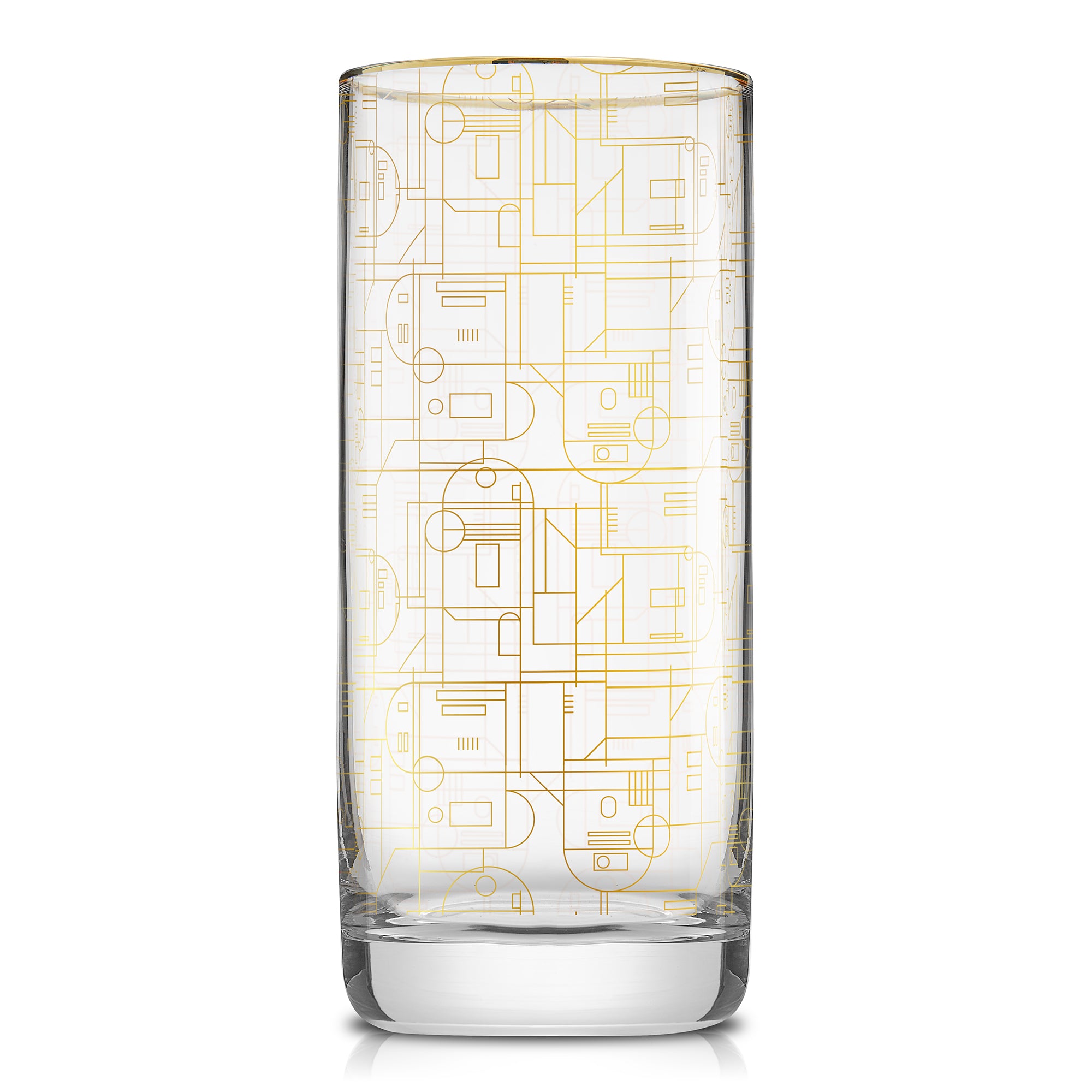 JoyJolt Star Wars Deco Verres Highball 37 cl Lot 4