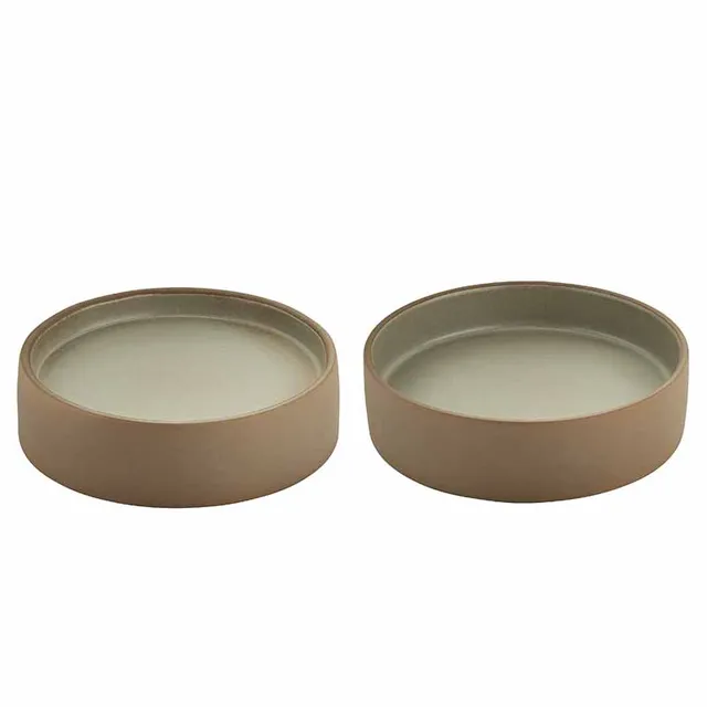 Artis 2in1 Beige Grey assiette creuse 16 cm bicolore