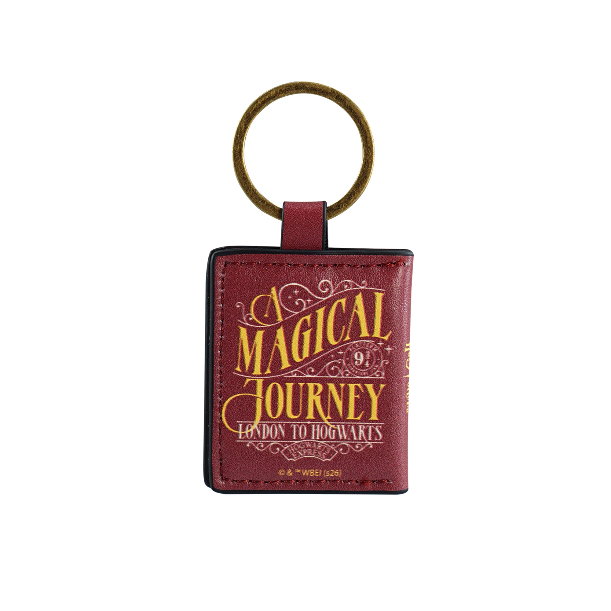 Harry Potter Platform 9 3/4 porte-clés cuir PU rouge