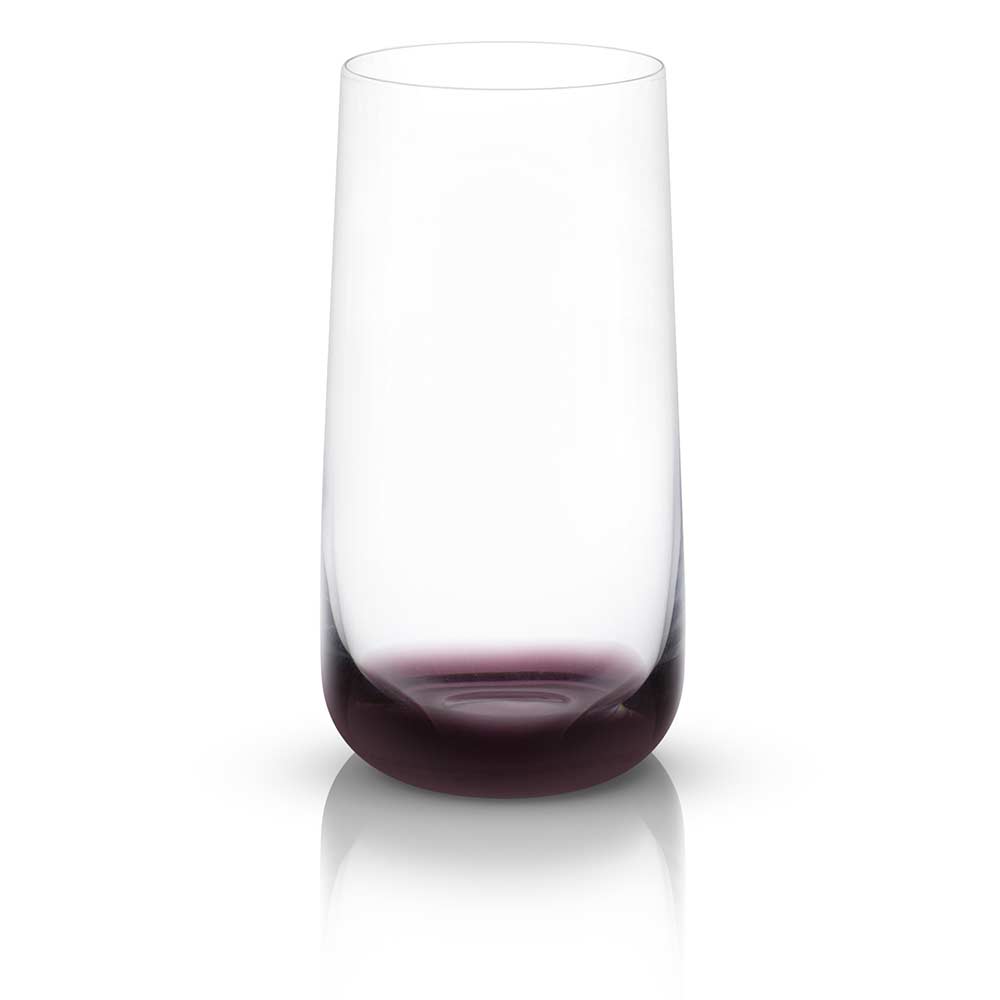 JoyJolt Black Swan Highball verre long drink lot 4 cristal