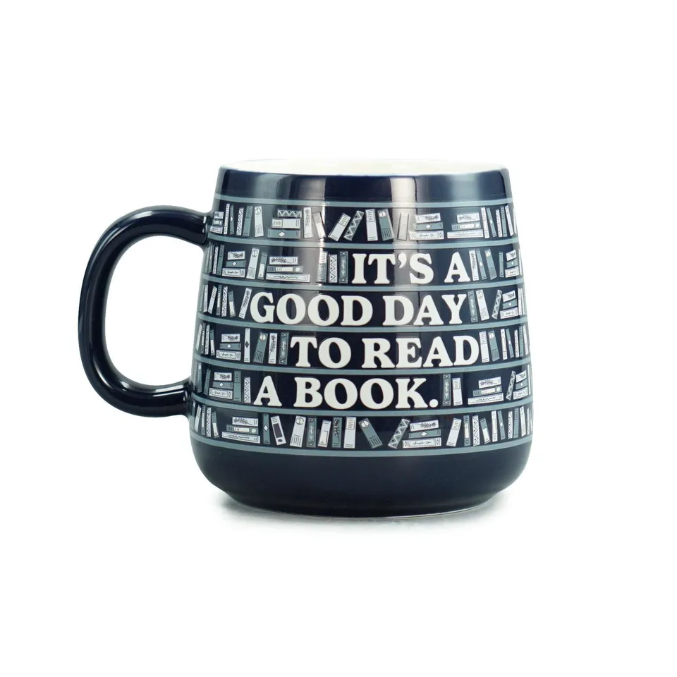 Pulteney Press Good Day To Read mug 37 cl bleu