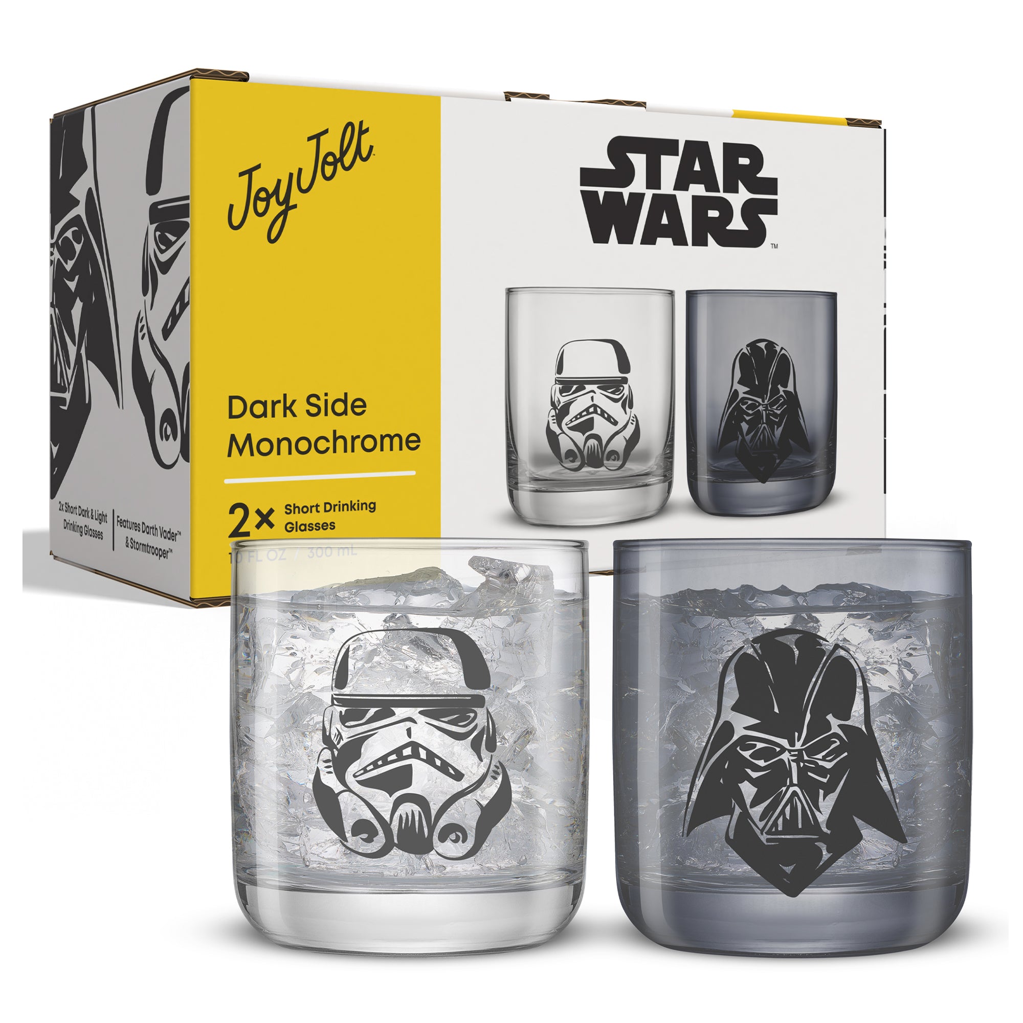 JoyJolt Star Wars Dark Side lot 2 verres courts 30 cl
